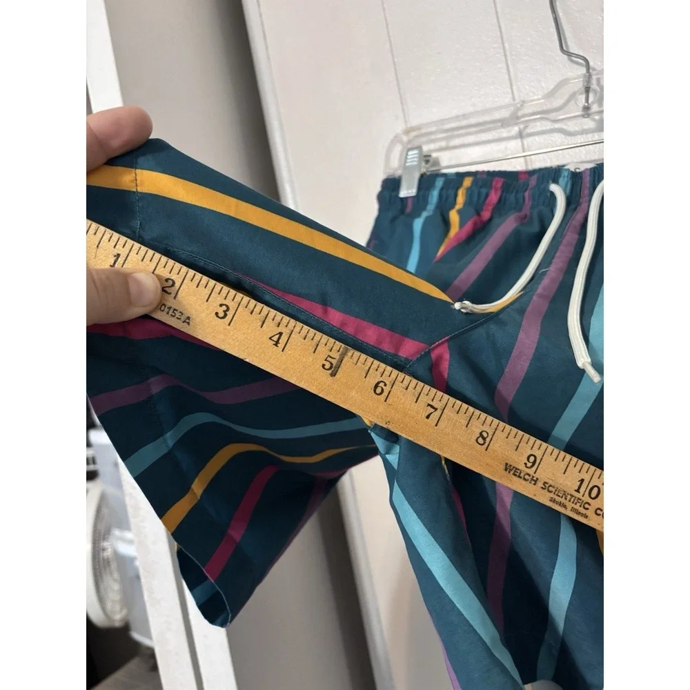 Pacsun‎ Men's Swim Shorts Size Small Retro Stripe 6